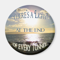 Motivational Quote Light at the End of the Tunnel