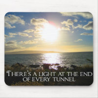 Motivational Quote Light at the End of the Tunnel