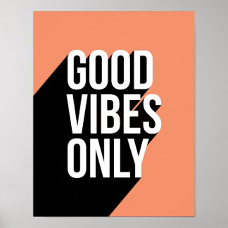 Motivational quote long shadow poster