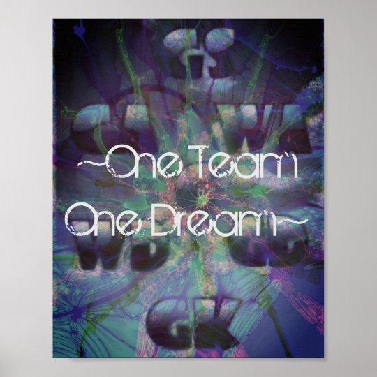 Motivational Quote Netball Positions Poster
