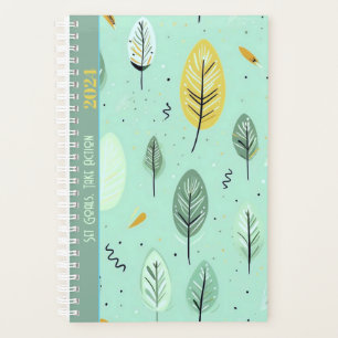 MOTIVATIONAL QUOTE PASTEL GREEN BOHO PATTERN  PLANNER