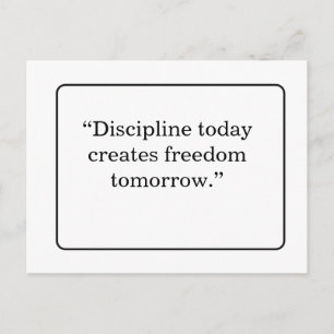 Motivational Quote Postcard