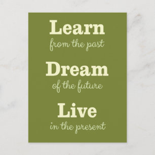 Motivational Quote postcard