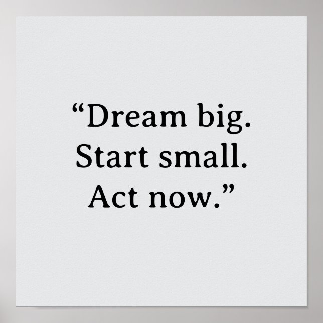 MOTIVATIONAL QUOTE POSTER (Front)