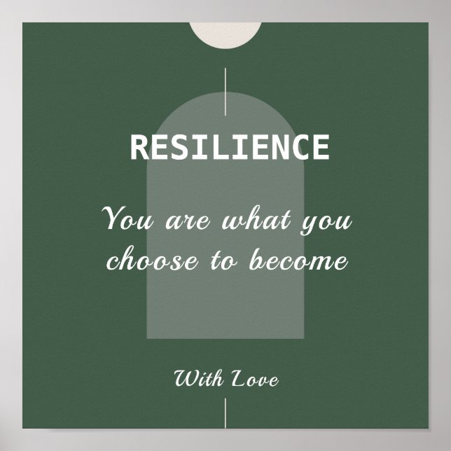 Motivational quote poster (Front)