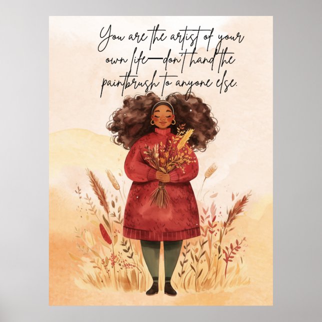 Motivational Quote Poster (Front)