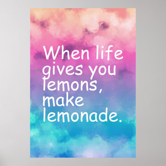 Motivational Quote Poster (Front)