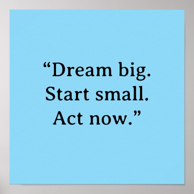 MOTIVATIONAL QUOTE POSTER (Front)