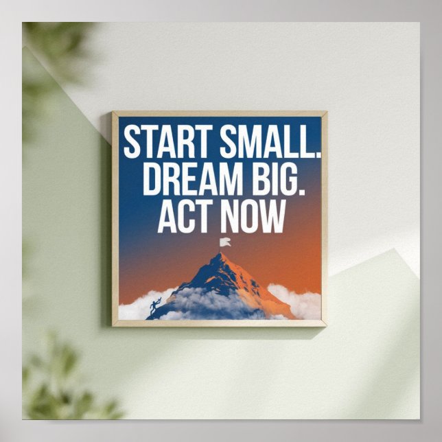 Motivational Quote Poster (Front)