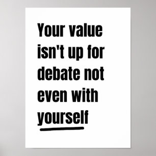 Motivational quote poster