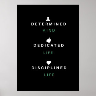 Motivational Quote  Poster | Wall Art