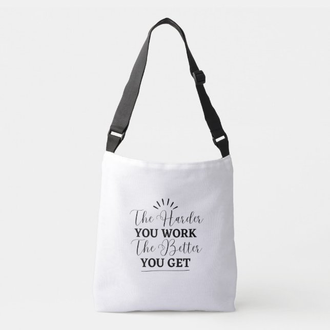 Motivational Quote Tote Bag (Front)