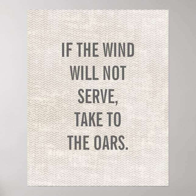 Motivational Quote Typography Poster, custom Poster (Front)