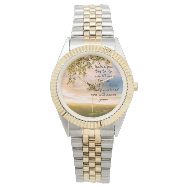 Motivational Quote Watch (Front)