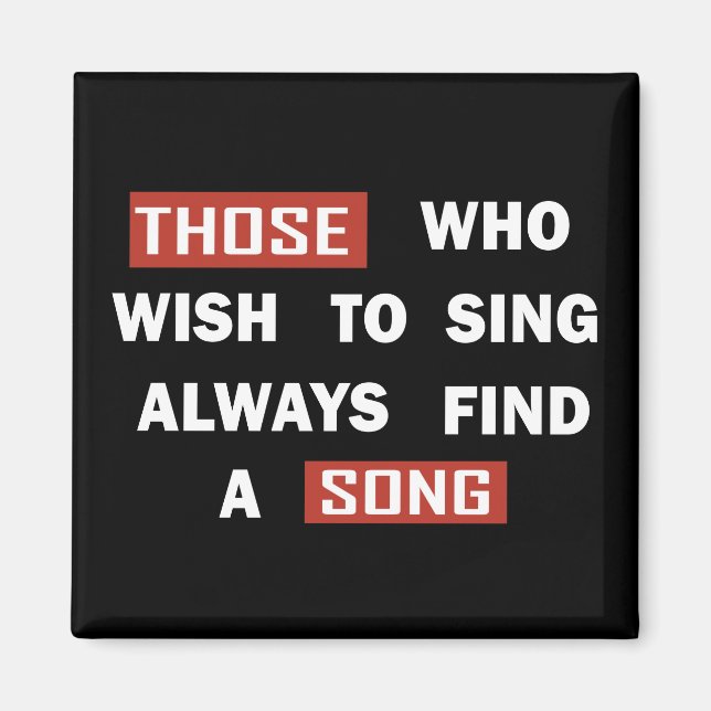 motivational quotes about life magnet (Front)