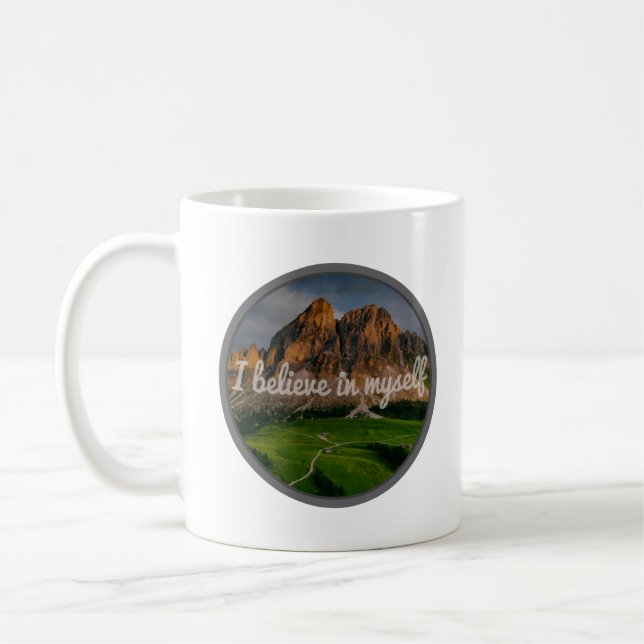 motivational quotes about positivity coffee mug (Left)