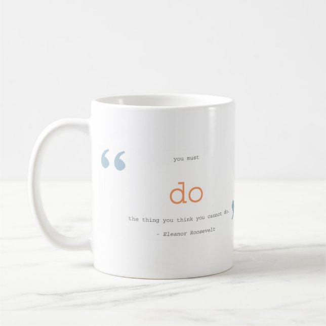 motivational quotes coffee mug (Left)