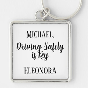 Motivational Quotes Driving Safely is Key Custom  Ring