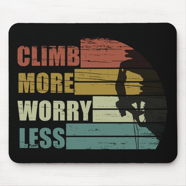 motivational quotes for climbers mouse mat (Front)