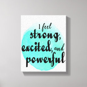 motivational quotes for work and success canvas print