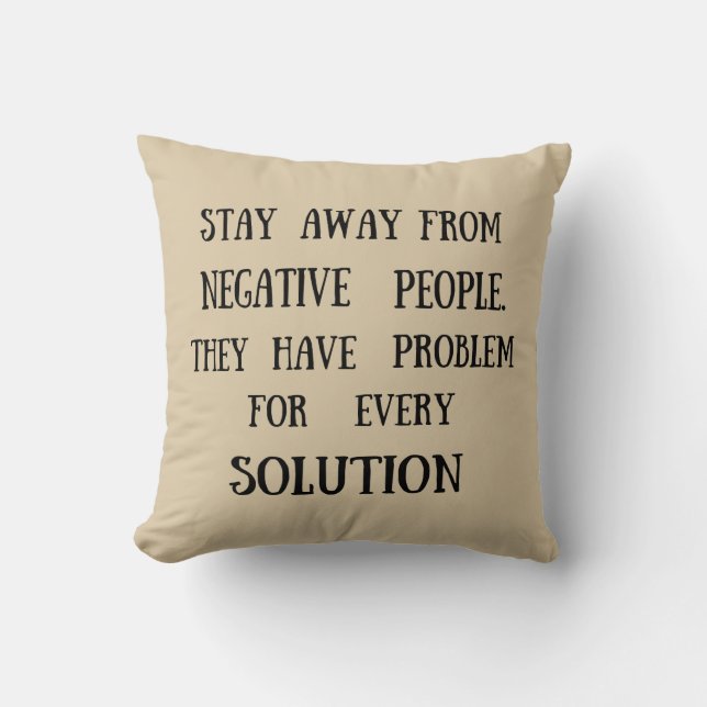 Motivational quotes funny life sayings cushion (Front)