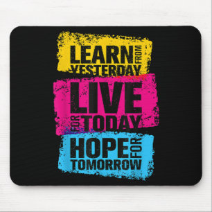 Motivational Quotes Novelty Graphic S & Cool D Mouse Mat