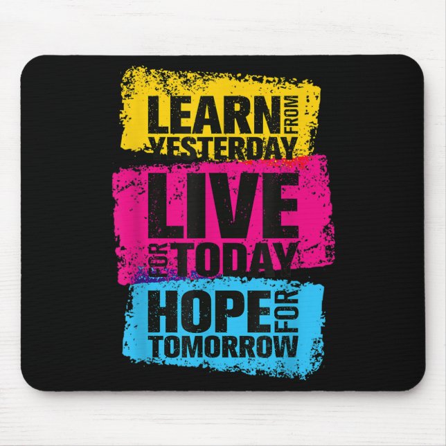 Motivational Quotes Novelty Graphic S &amp; Cool D Mouse Mat (Front)