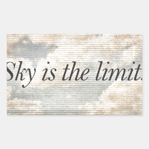 Motivational Quotes Photo Rectangular Sticker