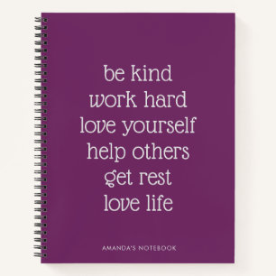 Motivational Quotes Positive Journalling Diary Notebook