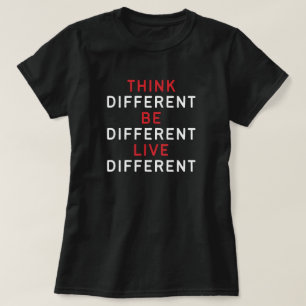Motivational Quotes, Think Different T-Shirt