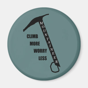 Motivational rock climbing  magnet