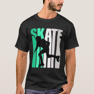 Motivational Roller Skating Fan Loves Bday Derby L T-Shirt