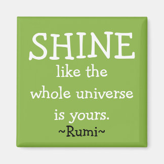 Motivational Rumi Quote Magnet