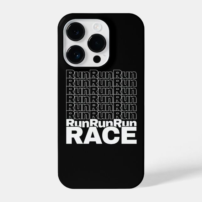 Motivational Runner In-Training Quote - Run Race iPhone Case (Back)