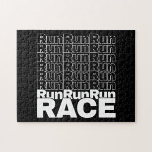 Motivational Runner In-Training Quote - Run Race Jigsaw Puzzle