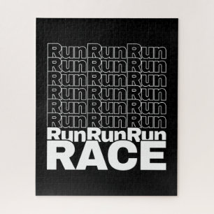 Motivational Runner In-Training Quote - Run Race Jigsaw Puzzle