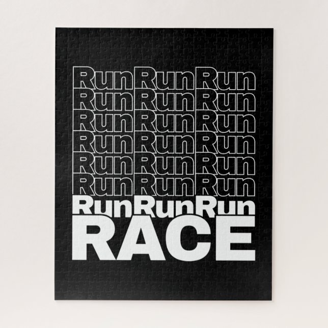 Motivational Runner In-Training Quote - Run Race Jigsaw Puzzle (Vertical)