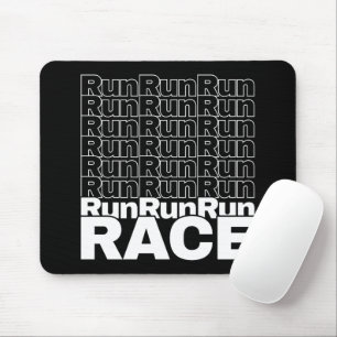Motivational Runner In-Training Quote - Run Race Mouse Mat