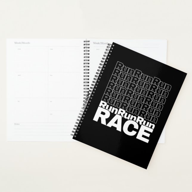 Motivational Runner In-Training Quote - Run Race Planner (Display)