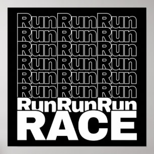 Motivational Runner In-Training Quote - Run Race Poster