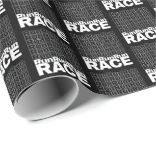 Motivational Runner In-Training Quote - Run Race Wrapping Paper