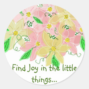 Motivational Saying... Classic Round Sticker