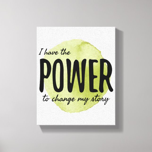 motivational sayings for work and success canvas print (Front)