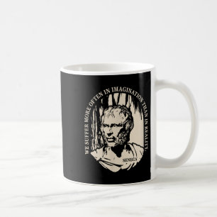 Motivational Seneca Quote On Life & Suffering Coffee Mug