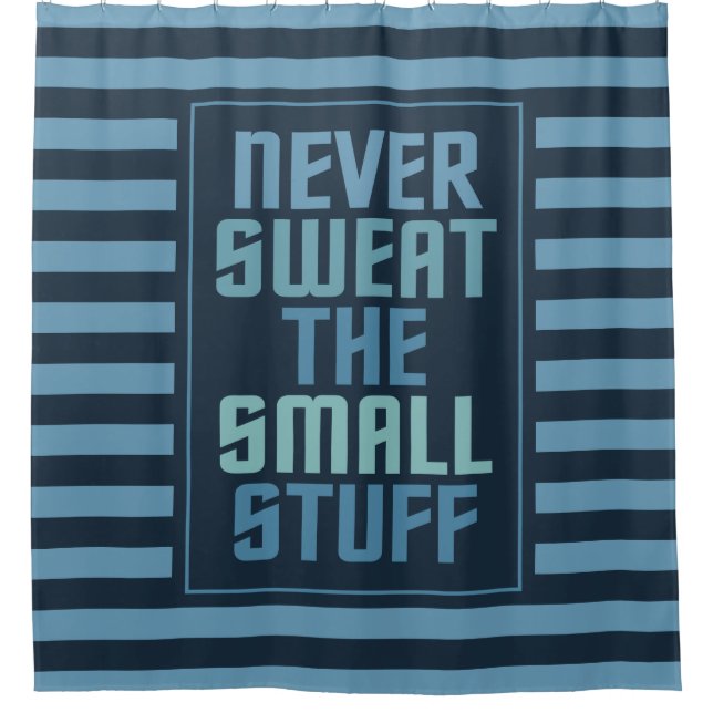Motivational shower curtain (Front)