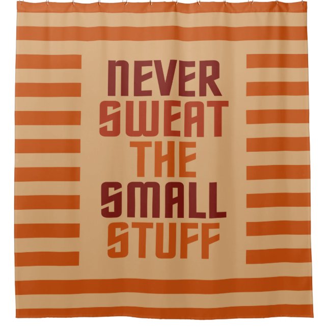 Motivational shower curtain (Front)