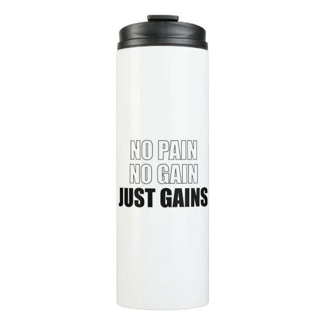 Motivational Slogan Thermal Tumbler (Front)
