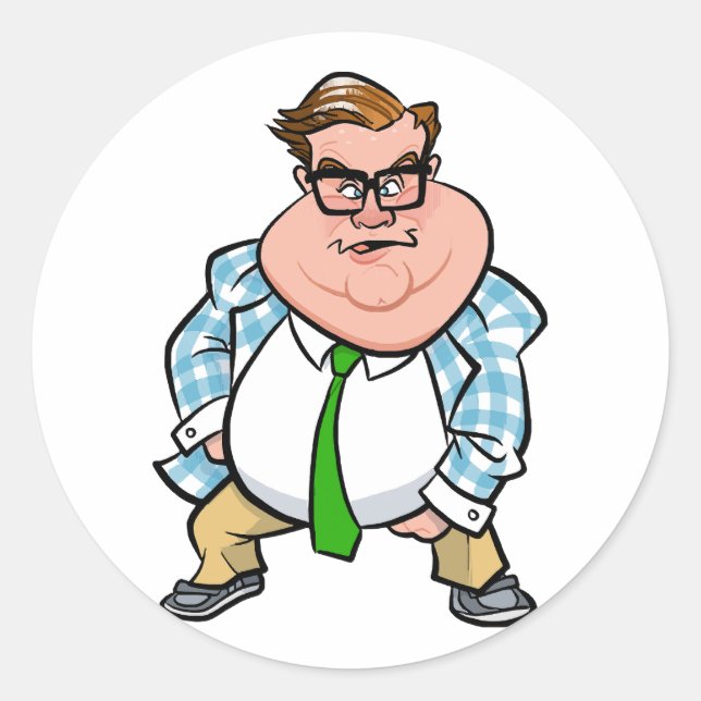 Motivational Speaker Classic Round Sticker (Front)