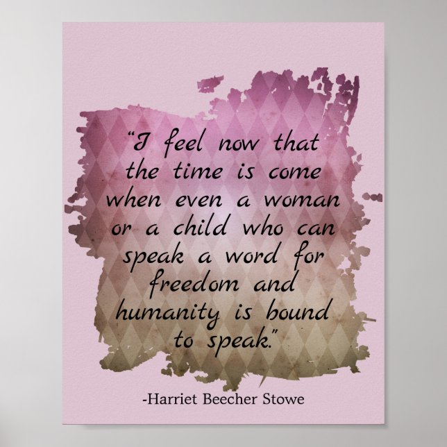 Motivational Speaking Up Quote Poster (Front)