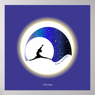 Motivational Spiritual Universe Freedom Poster